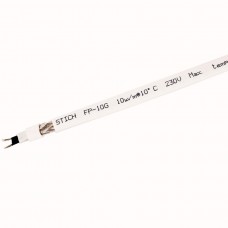 Саморегулируемый греющий кабель для внутреннего обогрева трубы (белый  в трубу, с экр) STICH FP-10G