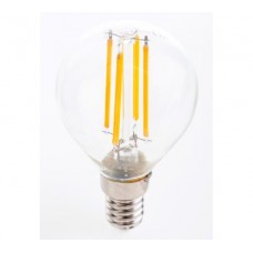 Лампа светодиодная LED 7Вт 230в, E14 Filament теплый шар Gauss