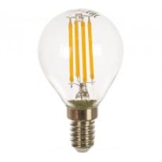Лампа LED Filament E14 5W теплый шар  Gauss