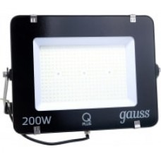 Прожектор светодиодный ДО-200 Вт 24000 Лм 6500К 175-265 В IP65 черный LED Qplus Gauss