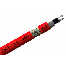 Саморегулируемый греющий кабель для внутреннего обогрева трубы (красн, в трубу, с экр) SHTEIN SWT-15