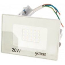 Прожектор светодиодный ДО-20Вт 6500К 1350Лм IP65 белый Gauss